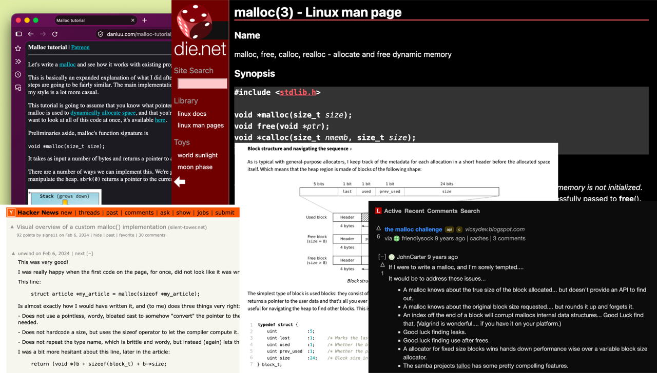 How to malloc()?